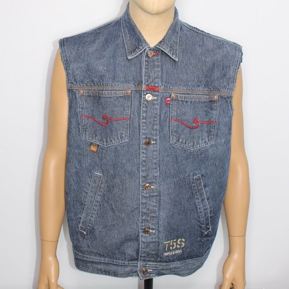Triple Five Soul Other - Triple Five Soul Denim Vest